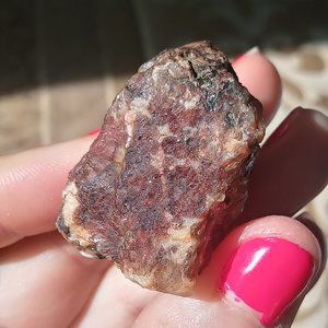 Gemmy Garnet Rock